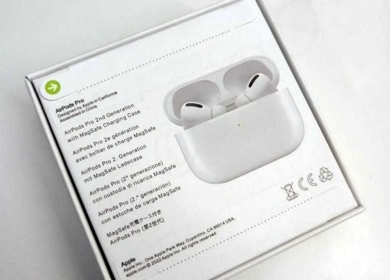 Беспроводные АірПодс Pro 2 Airoha 1в1 без шумоподавления + чехол