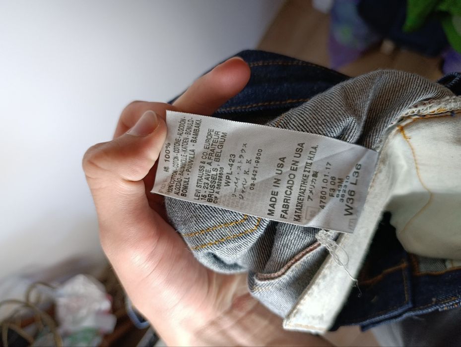 Levi's 501XX Selvedge Jeans Made in USA / Левіс 501ХХ джинси