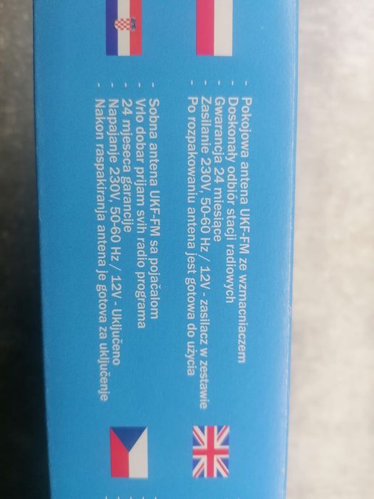 Sprzedam dwie anteny pokojowe