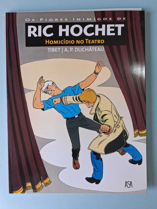 RIC HOCHET - Coleção Álbuns da Editora Asa / Público em capa mole.