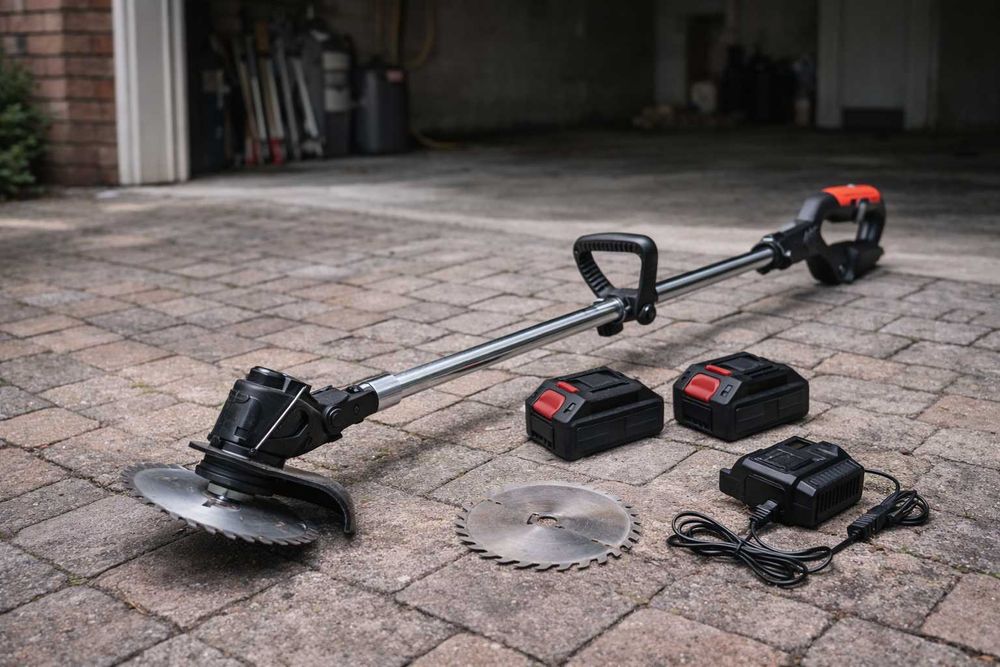 NOWA Podkaszarka Akumulatorowa Kosa Ogrodowa Zestaw Xxl 2x Akumulator