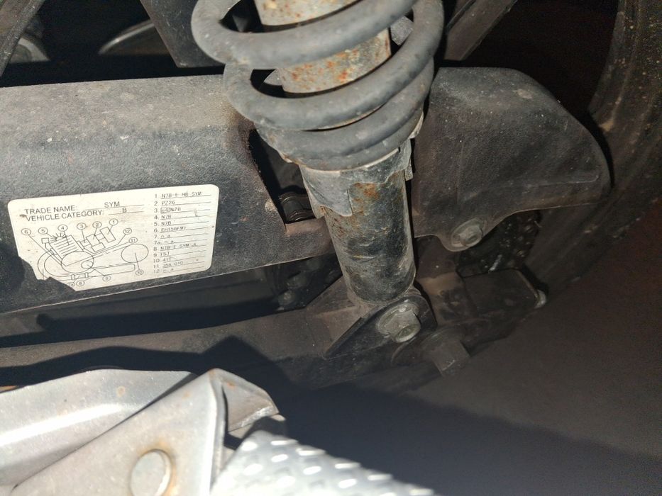 Mota Sym XS125 preta