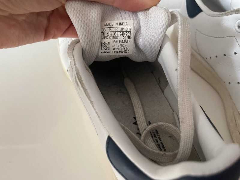 Adidas stan smith 38 2/3 sportowe buty sneakersy granatowe