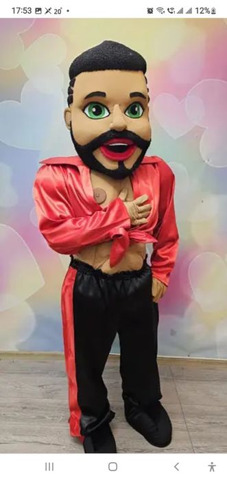 костюм  аниматора  стрептизерши   стрептизера