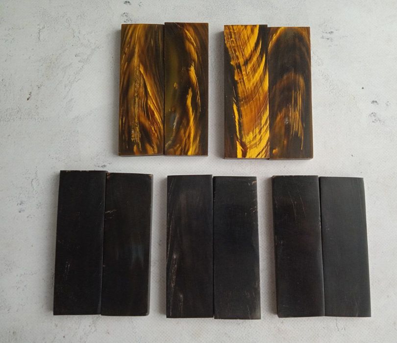 Ріг буйвола, заготовка для руків'я ножа