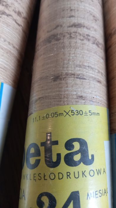 3 rolki tapety wklęsłodrukowe