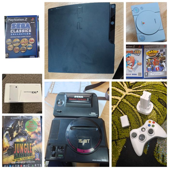 Game boy wii u Sega master system sega mega drive  sampras tenis ps1 p2 ps3 xbox
