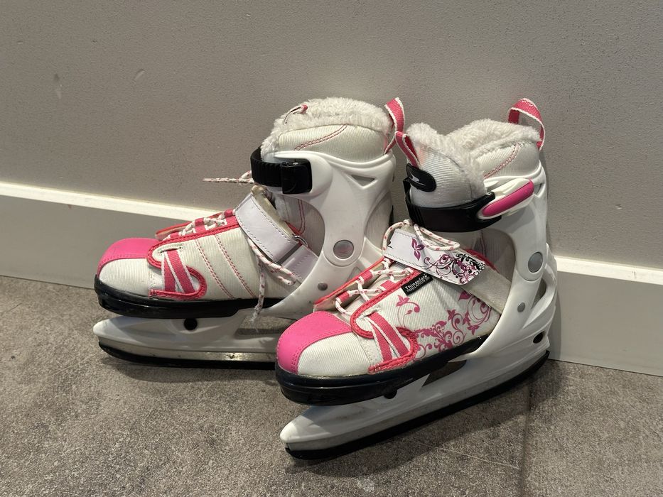 Thinsulate, regulowane łyżwy dziewczęce (33-36)