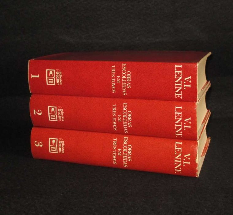 Livros Obras Escolhidas V. I. Lénine 3 Volumes