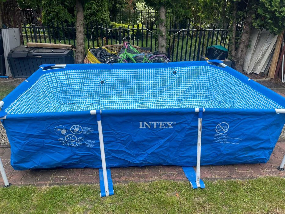 Intex basen stelażowy niebieski 260x160x65 cm
