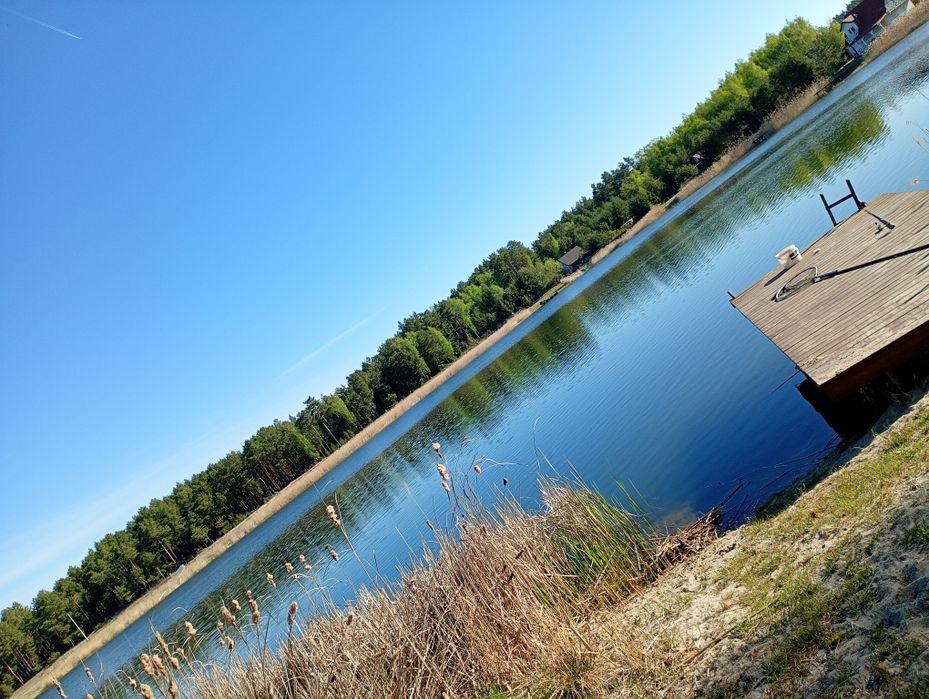 Działka z domem jezioro  Grudunki  Rzewnie  90km od Wawy