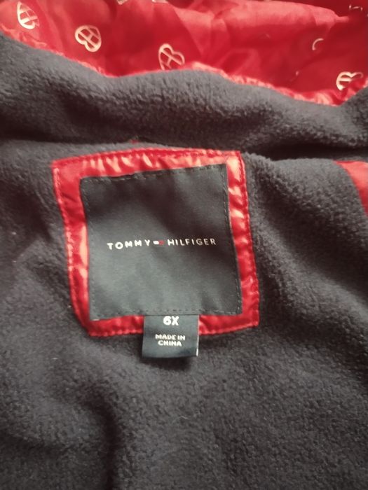 Płaszczyk kurtka dziewczęca zimowa Tommy Hilfiger 6 lat