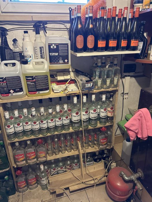Puste Szklane Butelki Hand Made DIY