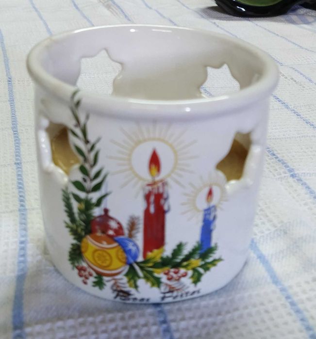 Vela decorativa de Natal