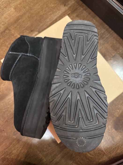 UGG чорні на платформі оригінал