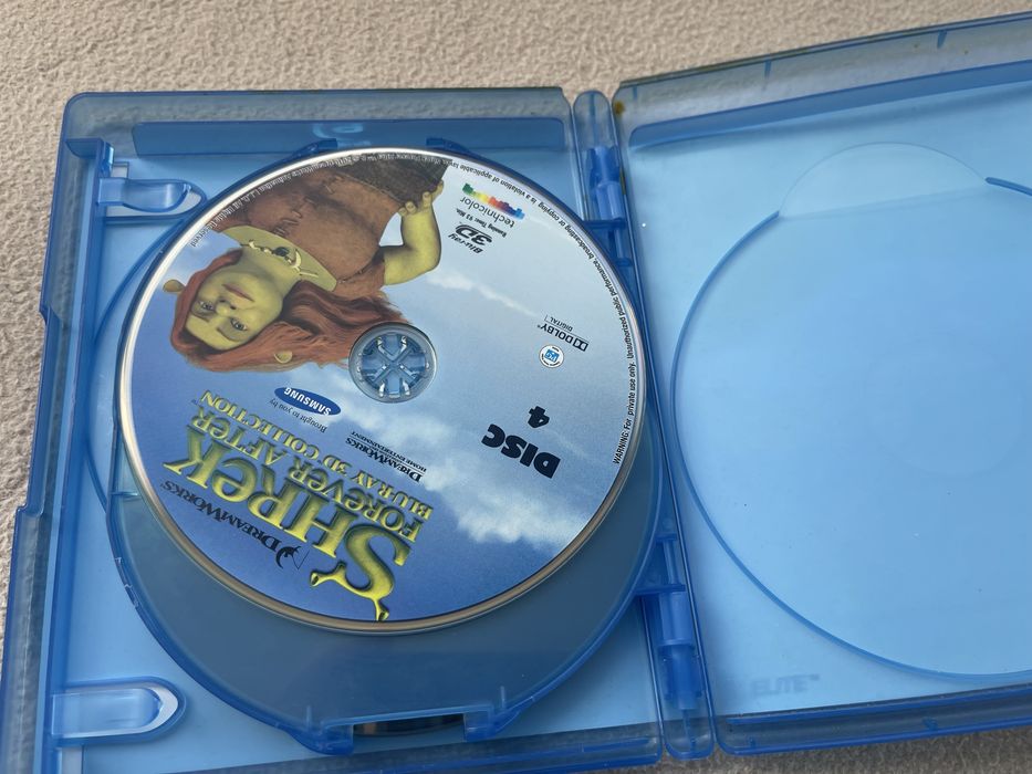 Shrek 1-4 bluray 3D Collection PL