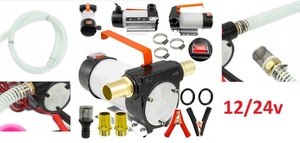 Pompa do paliwa oleju cpn dystrybutor pompka 12/24V + wąż 4m