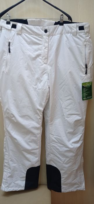 Нові білі лижні штани XXXL-4xl лижні штани великі, білі штани зимові