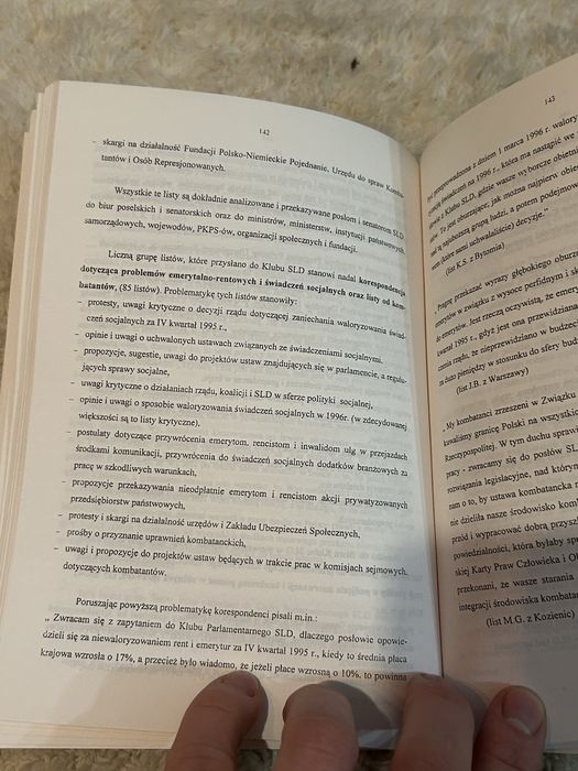 Sojusz Lewicy Demokratycznej Klub Parlamentarny 1996 Informacja SLD