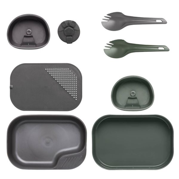Wildo - Zestaw biwakowy Camp-A-Box Duo Complete - Olive green