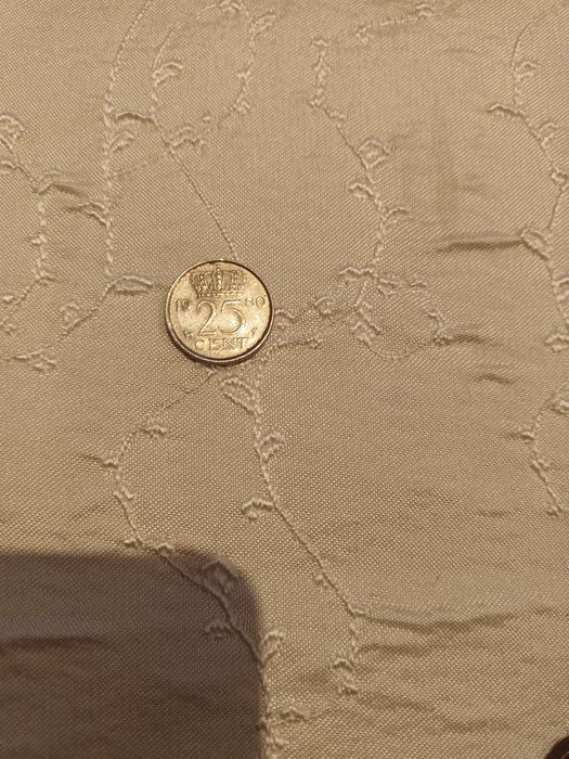 Moeda Holandesa 25 cent 1980