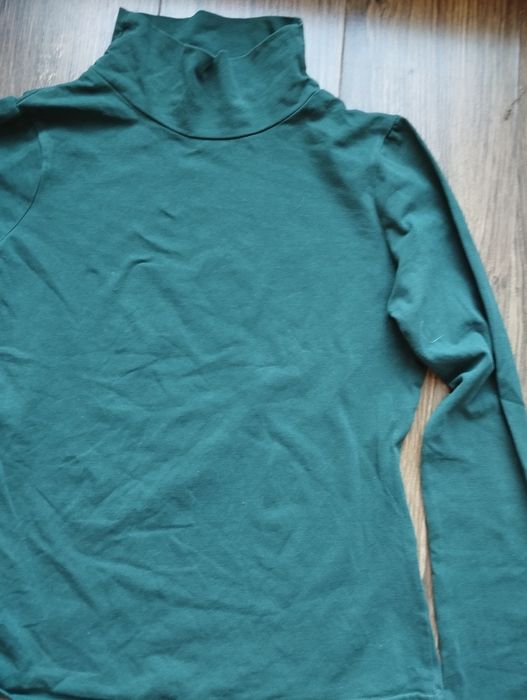 Gładki basicowa golf bawełna z elastenem S/M