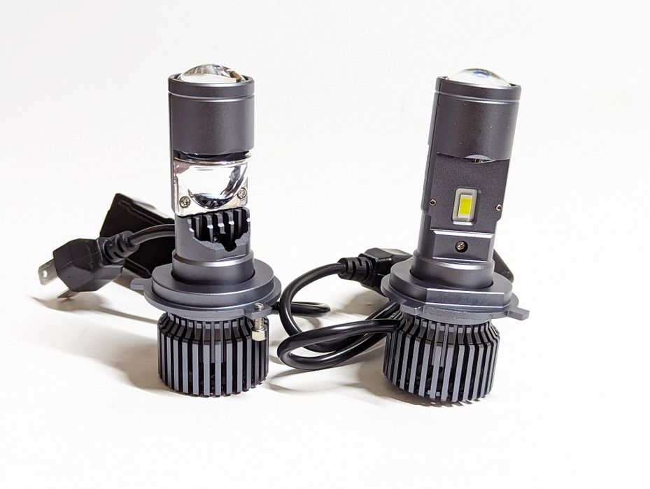 Світлодіодні матричні BI-LED mini міні лінзи H4 H/L 80W 12-24V GT4 лед