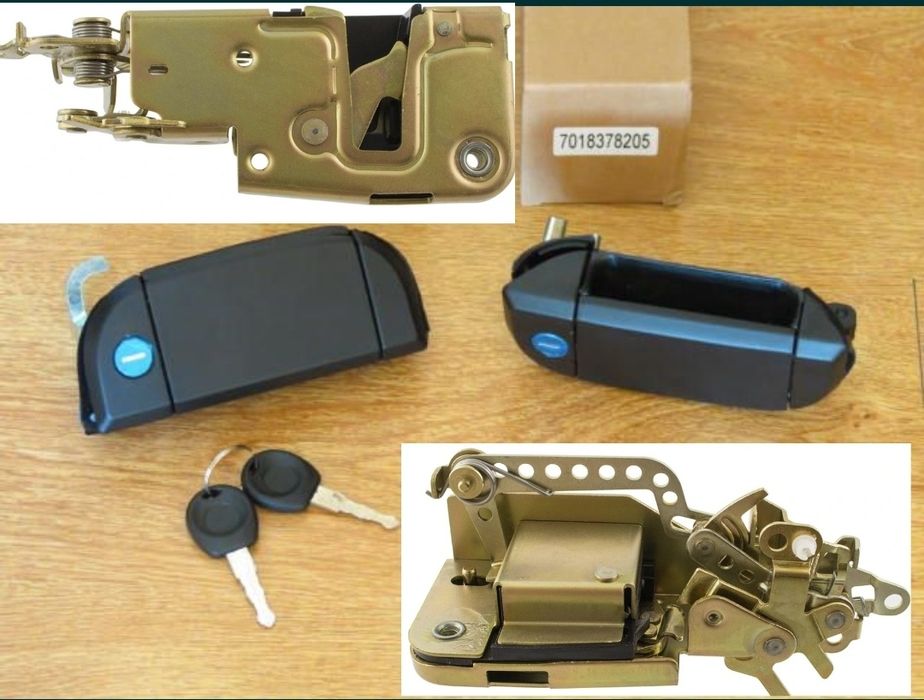 Ручка замок ролики дверей задних боковых Фольксваген Т4 T4 Transporter