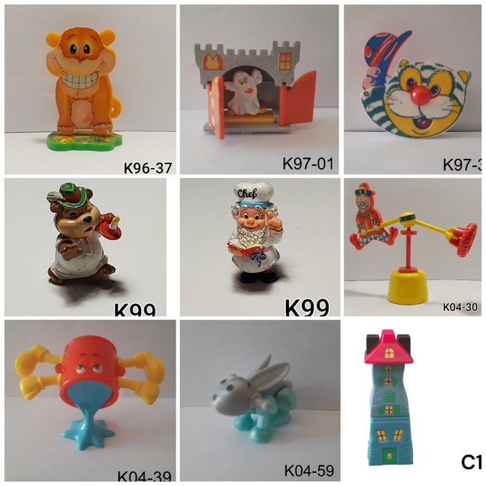 coleção Kinder surpresa-Bonecos (Lote 1)