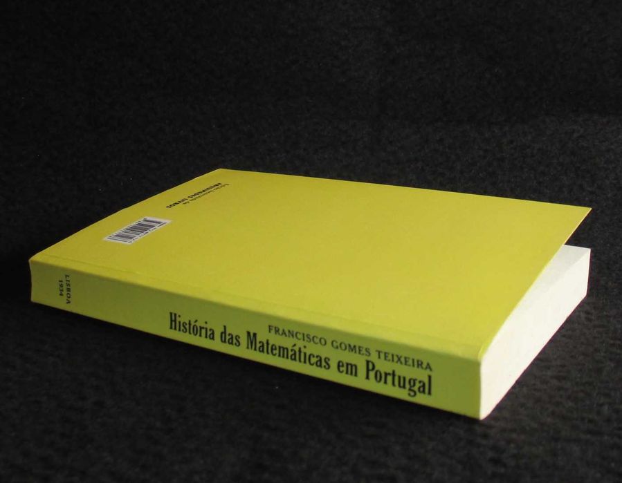 Livro História das Matemáticas em Portugal Francisco Gomes Teixeira