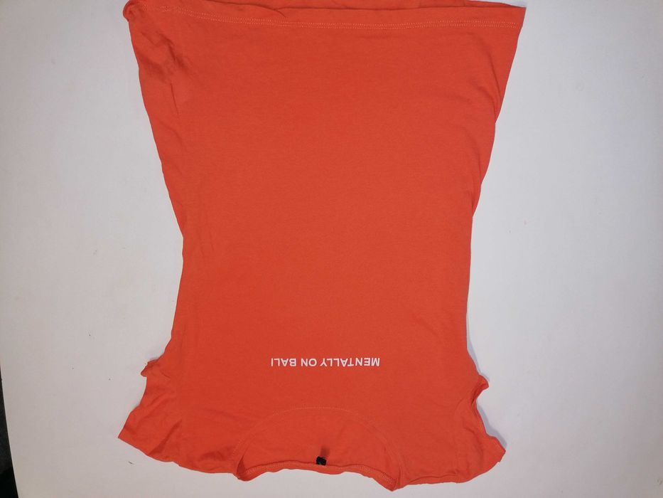 Pomarańczowa bluzka T-shirt, koszulka 36, S