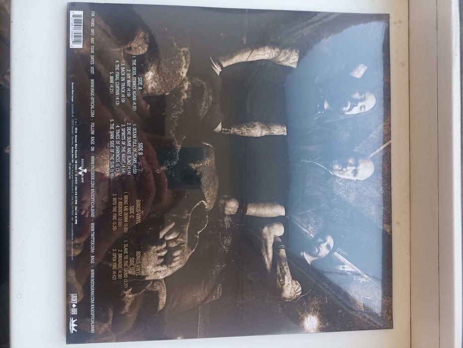 RAGE -The Devil Strikes Again 2016 2LP Вінілова платівка