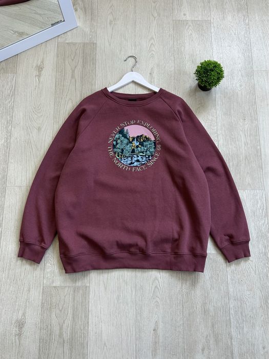 The North Face Big Logo Sweatshirt Size світшот оригінал Великий розмір свитшот оригинал большой размер опт