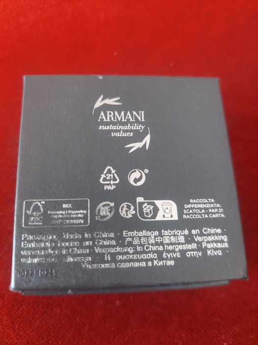 Botão camusa Emporio Armani