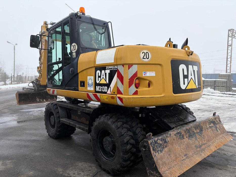 Sprzedam koparkę kołową CAT 313D, 2014r., świeżo sprowadzona!