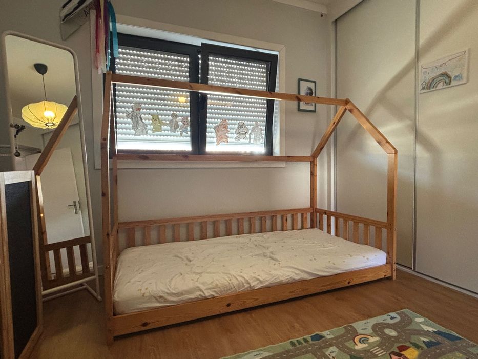 Cama de criança montessori 190cm x 90cm