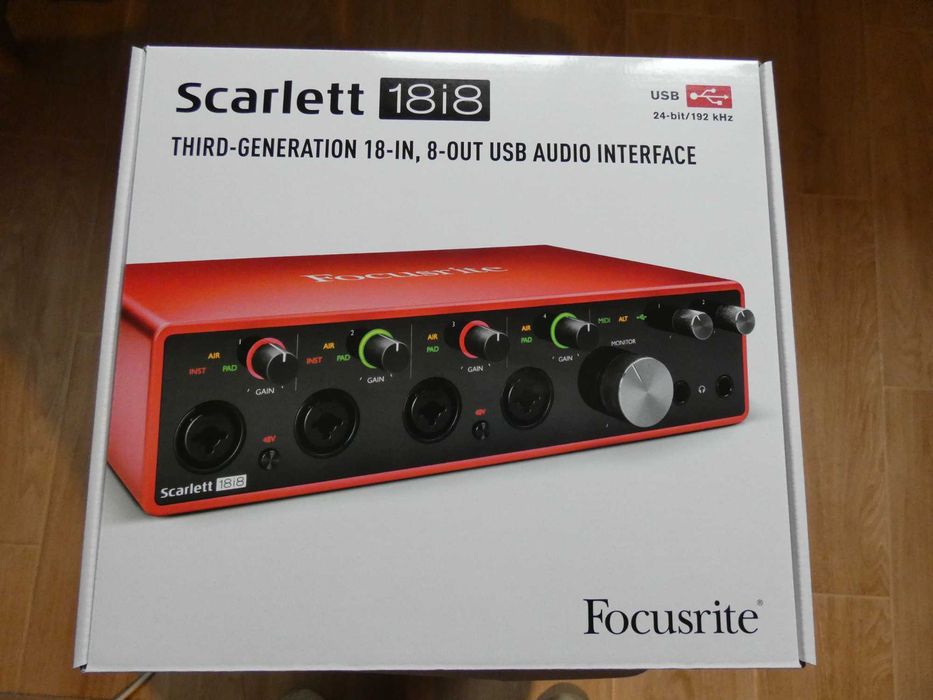 Focusrite Scarlett 18i8 3rd Gen (nova)