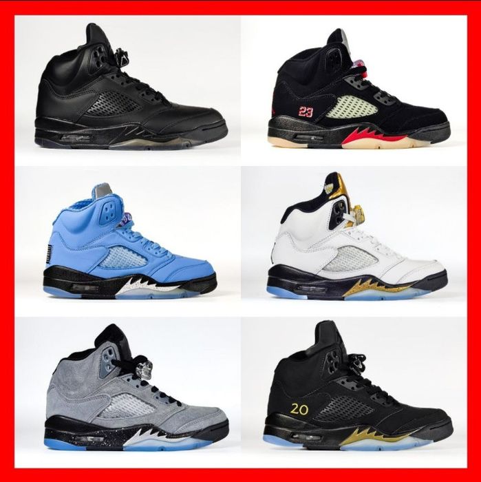 БЕЗ ПЕРЕДПЛАТИ‼️Кросівки Nike Air Jordan 5, Джордан 5 / 36-46, ПРЕМІУМ