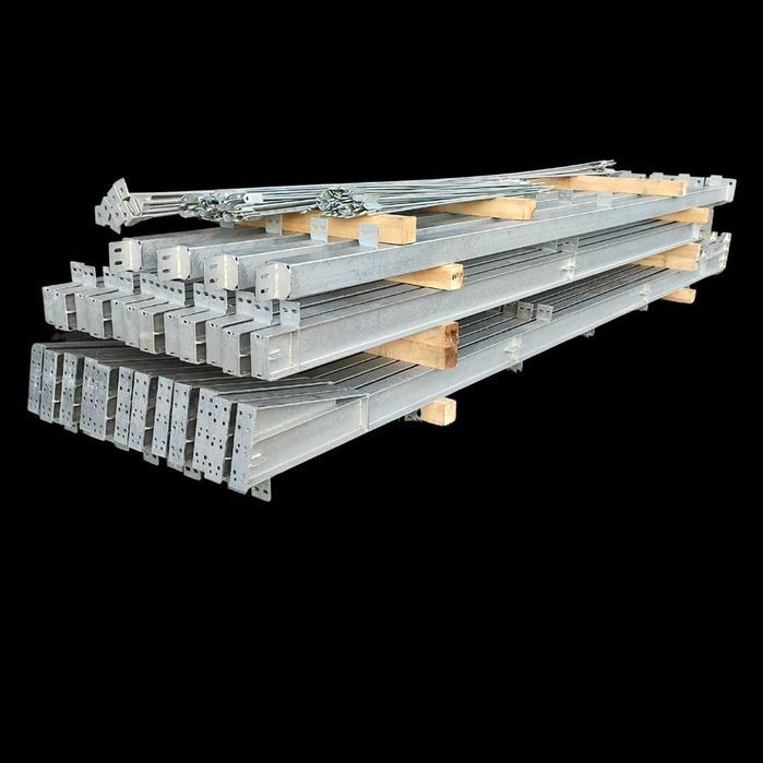 Konstrukcja Stalowa Hali Wiaty JEDNOSPADOWA 6x12x4 Hala całoroczna