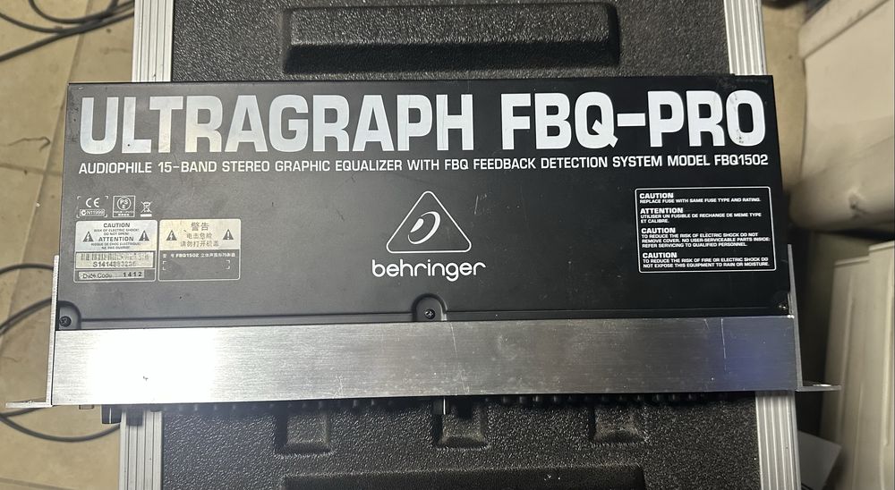 Equalizador behringer FBQ-PRO 1502