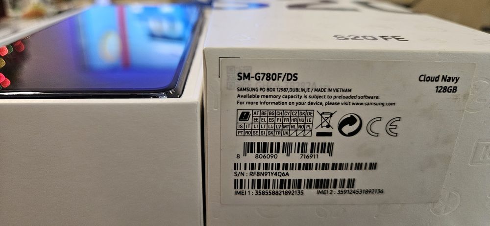 Samsung S20 FE  SM-G780F/DS