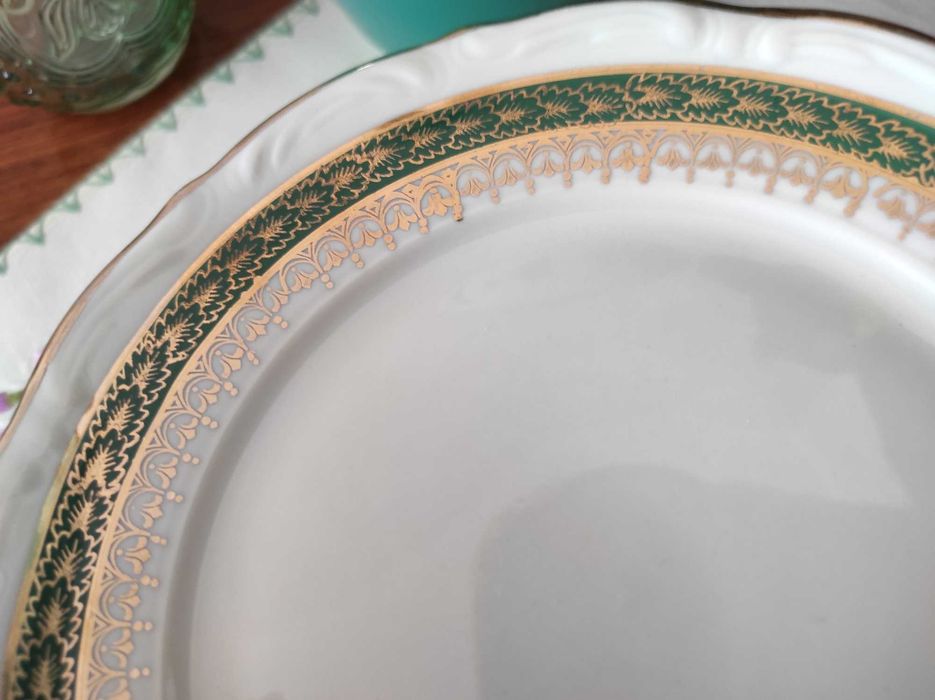 Talerze, porcelana Wałbrzych, 10 szt