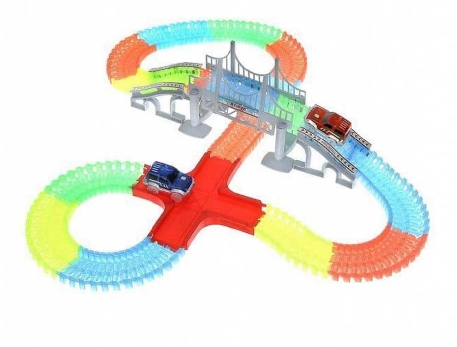 Tor świecący + autka dla dzieci