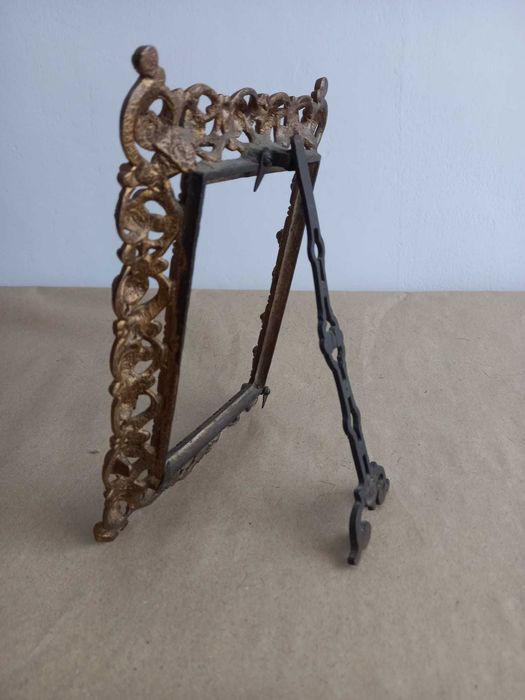 Moldura em bronze Arte Nova com fotografia