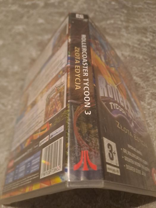 Gra Rollercoaster Tycoon 3 złota edycja  atari