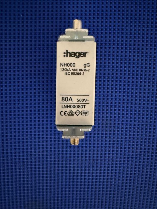Bezpiecznik Hager 80 A NH000