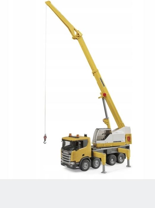 Bruder 03571 Ciężarówka Scania Super 560R z żurawiem Liebherr