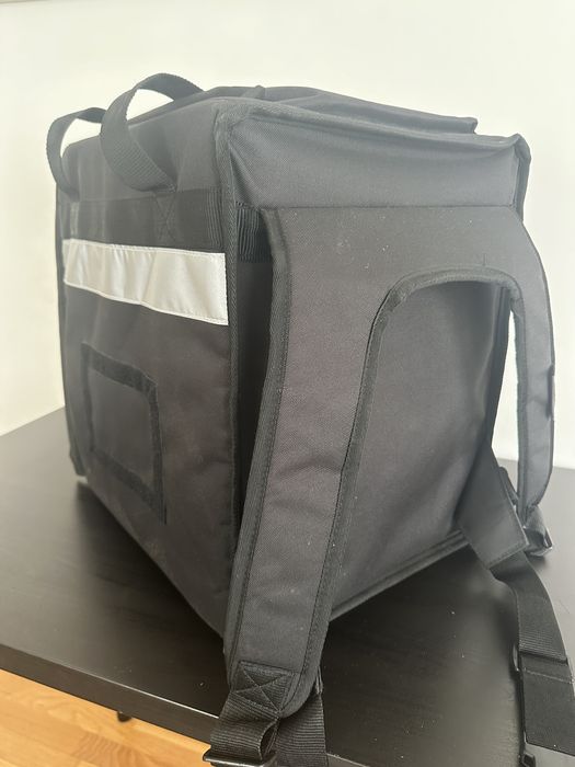Mochila  para entregas como nova preta uber / bolt