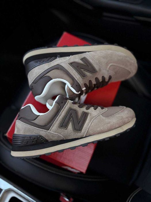 New Balance 574 Brown кросівки чоловічі Нью беленси коричневі осінь 41 42 43 44 45 46