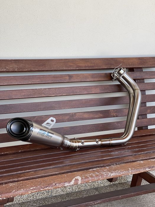 Escape em inox para Yamaha MT 07, 2025 2 sondas